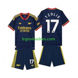 Dječji Gostujući Dres Arsenal Christos Tzolis 17 2026-2027 s Kratkih Rukava