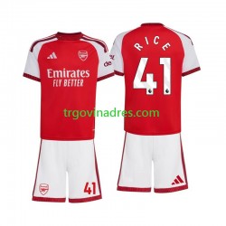 Dječji Domaći Dres Arsenal Declan Rice 41 2026-2027 s Kratkih Rukava