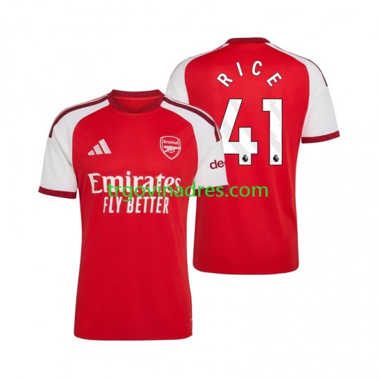 Muški Domaći Dres Arsenal Declan Rice 41 2026-2027 s Kratkih Rukava
