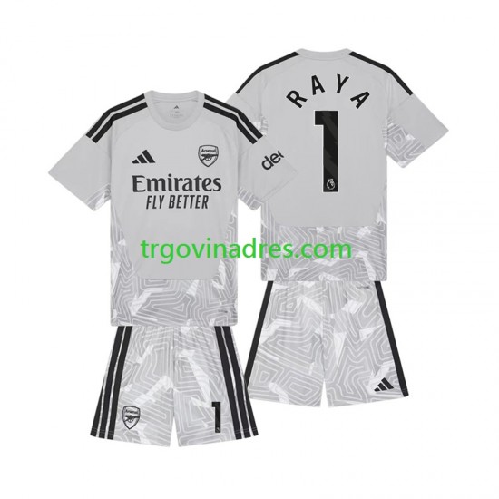 Dječji Domaći Golmanski Dres Arsenal David Raya 1 2026-2027 s Kratkih Rukava