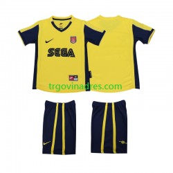 Dječji Gostujući Dres Arsenal Retro 2000 2001 s Kratkih Rukava