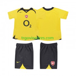Dječji Gostujući Dres Arsenal Retro 2005 2006 s Kratkih Rukava