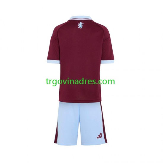 Dječji Domaći Dres Aston Villa 2026-2027 s Kratkih Rukava