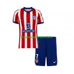 Dječji Domaći Dres Atlético Madrid Lee Kang-in 7 2026-2027 s Kratkih Rukava