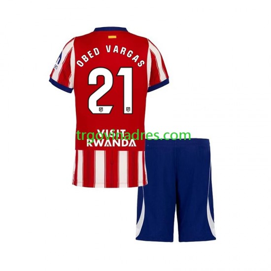 Dječji Domaći Dres Atlético Madrid Obed Vargas 21 2026-2027 s Kratkih Rukava