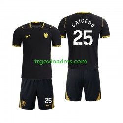 Dječji Gostujući Dres Chelsea Moises Caicedo 25 2026-2027 s Kratkih Rukava