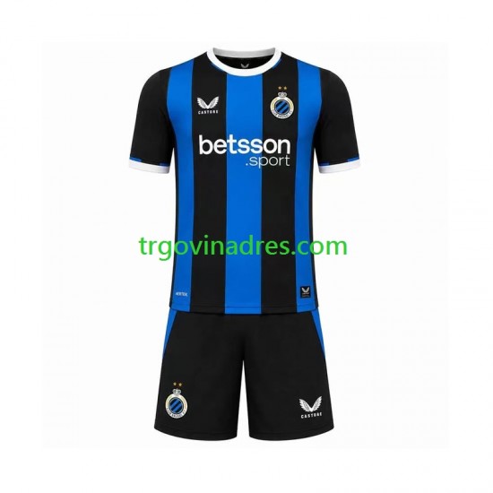 Dječji Domaći Dres Club Brugge 2026-2027 s Kratkih Rukava