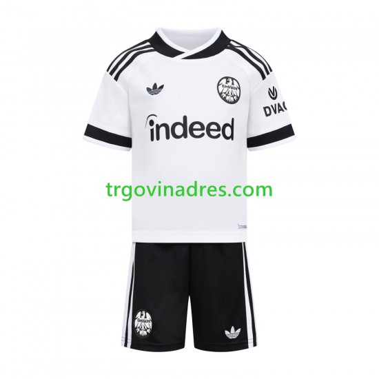 Dječji Gostujući Dres Eintracht Frankfurt 2026-2027 s Kratkih Rukava