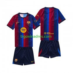 Dječji Domaći Dres FC Barcelona 2026-2027 s Kratkih Rukava