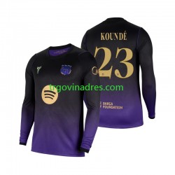 Muški Gostujući Dres FC Barcelona Jules Kounde 23 2026-2027 s Dugim Rukavima