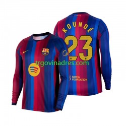 Muški Domaći Dres FC Barcelona Jules Kounde 23 2026-2027 s Dugim Rukavima