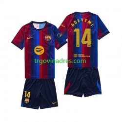 Dječji Domaći Dres FC Barcelona Karim Adeyemi 14 2026-2027 s Kratkih Rukava