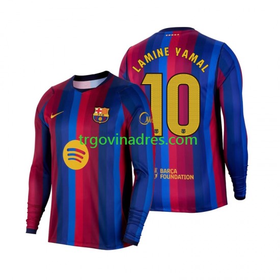 Muški Domaći Dres FC Barcelona Lamine Yamal 10 2026-2027 s Dugim Rukavima