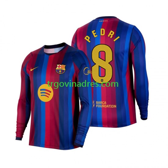 Muški Domaći Dres FC Barcelona Pedri 8 2026-2027 s Dugim Rukavima