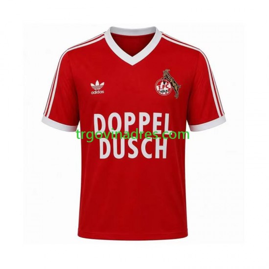 Muški Gostujući Dres FC Köln Retro 1984 1985 s Kratkih Rukava