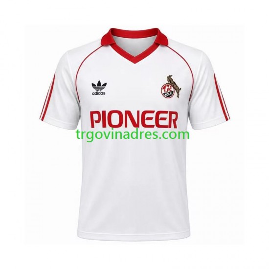 Muški Domaći Dres FC Köln Retro 1980 1981 s Kratkih Rukava