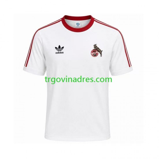 Muški Domaći Dres FC Köln Retro 1986 1987 s Kratkih Rukava