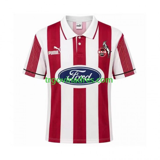 Muški Domaći Dres FC Köln Retro 1995 1996 s Kratkih Rukava