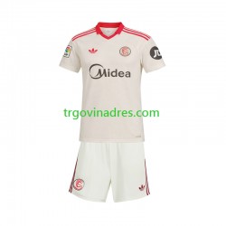 Dječji Domaći Dres Sevilla FC Retro 2025-2026 s Kratkih Rukava