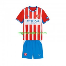 Dječji Domaći Dres Girona 2026-2027 s Kratkih Rukava