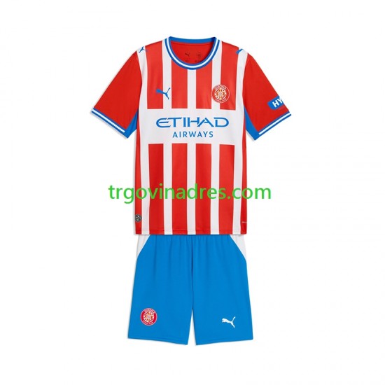 Dječji Domaći Dres Girona 2026-2027 s Kratkih Rukava