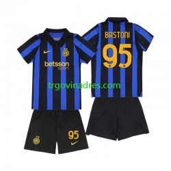 Dječji Domaći Dres Inter Milan Alessandro Bastoni 95 2026-2027 s Kratkih Rukava