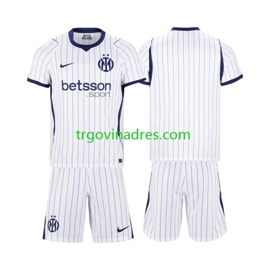 Dječji Gostujući Dres Inter Milan 2026-2027 s Kratkih Rukava