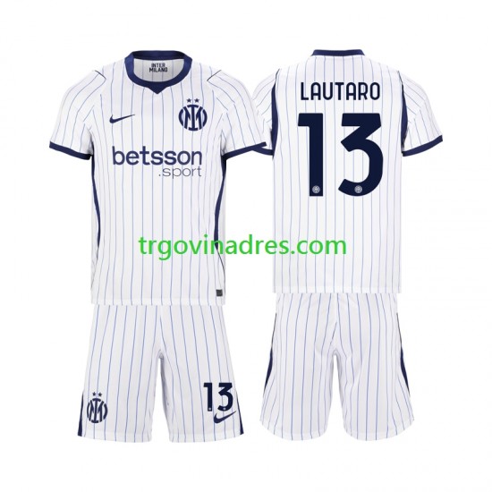 Dječji Gostujući Dres Inter Milan Lautaro Martinez 13 2026-2027 s Kratkih Rukava