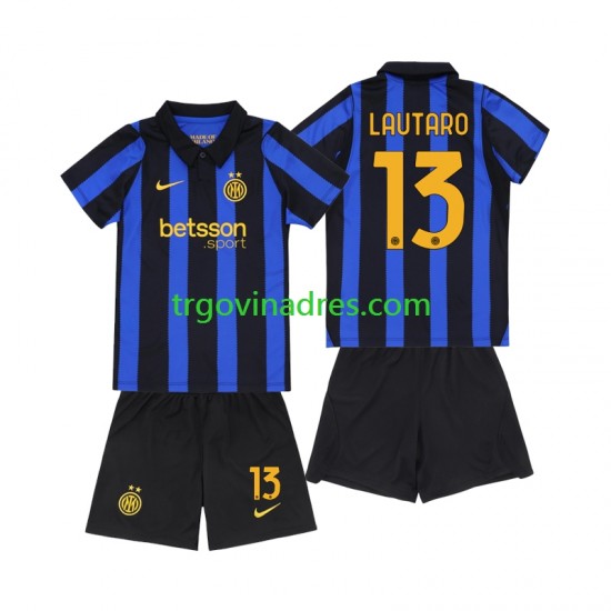 Dječji Domaći Dres Inter Milan Lautaro Martinez 13 2026-2027 s Kratkih Rukava