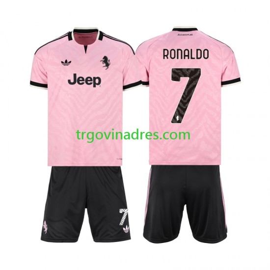 Dječji Gostujući Dres Juventus Cristiano Ronaldo 7 2026-2027 s Kratkih Rukava