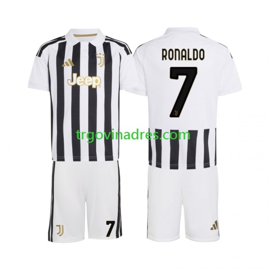 Dječji Domaći Dres Juventus Cristiano Ronaldo 7 2026-2027 s Kratkih Rukava