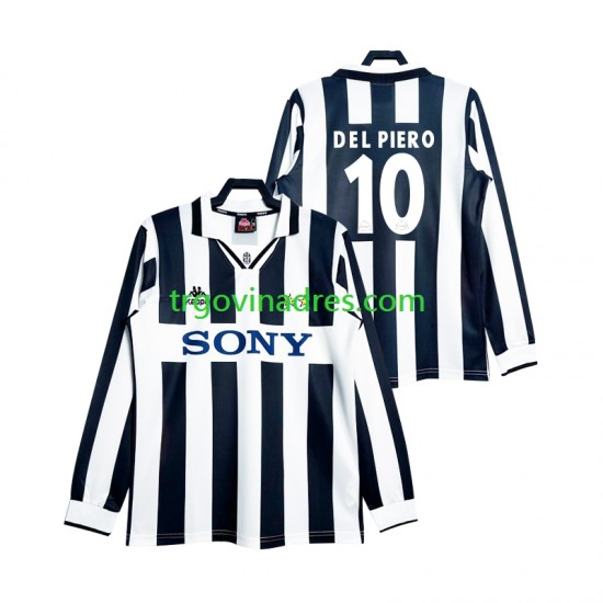 Muški Domaći Dres Juventus DEL PIERO 10 Retro 1997 s Dugim Rukavima