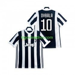 Muški Domaći Dres Juventus DYBALA 21 Retro 2017 2018 s Kratkih Rukava