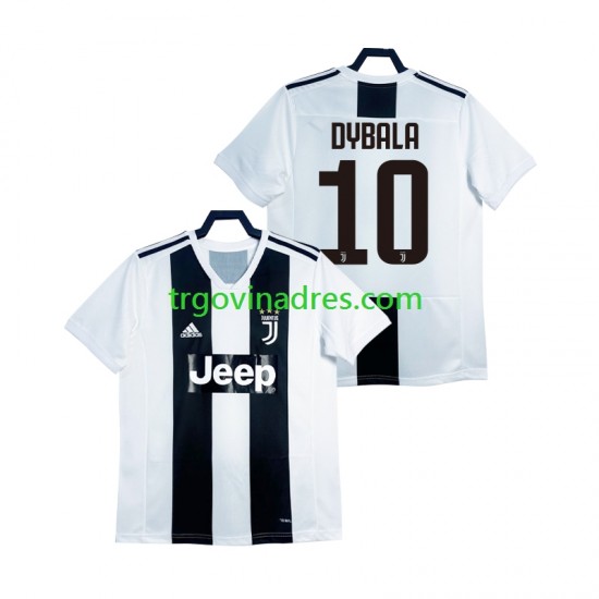 Muški Domaći Dres Juventus DYBALA 21 Retro 2018 2019 s Kratkih Rukava