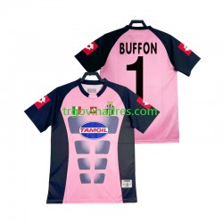 Muški Gostujući Golmanski Dres Juventus Buffon 1 Retro 2002-2003 s Kratkih Rukava