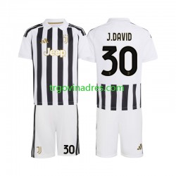 Dječji Domaći Dres Juventus Jonathan David 30 2026-2027 s Kratkih Rukava