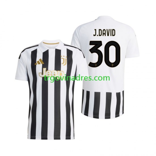 Muški Domaći Dres Juventus Jonathan David 30 2026-2027 s Kratkih Rukava
