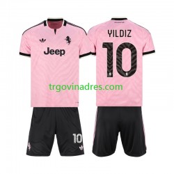 Dječji Gostujući Dres Juventus Kenan Yildiz 10 2026-2027 s Kratkih Rukava