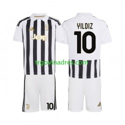 Dječji Domaći Dres Juventus Kenan Yildiz 10 2026-2027 s Kratkih Rukava