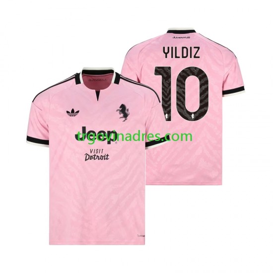 Muški Gostujući Dres Juventus Kenan Yildiz 10 2026-2027 s Kratkih Rukava