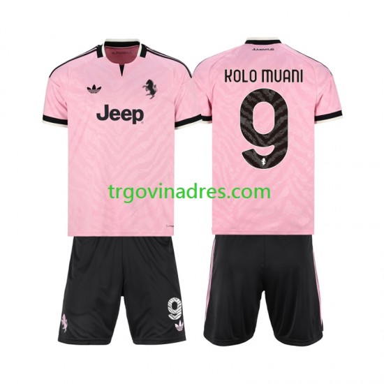 Dječji Gostujući Dres Juventus Randal Kolo Muani 9 2026-2027 s Kratkih Rukava