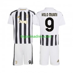 Dječji Domaći Dres Juventus Randal Kolo Muani 9 2026-2027 s Kratkih Rukava