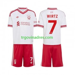 Dječji Gostujući Dres Liverpool Florian Wirtz 7 2026-2027 s Kratkih Rukava