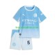 Dječji Domaći Dres Manchester City Elliot Anderson 5 2026-2027 s Kratkih Rukava