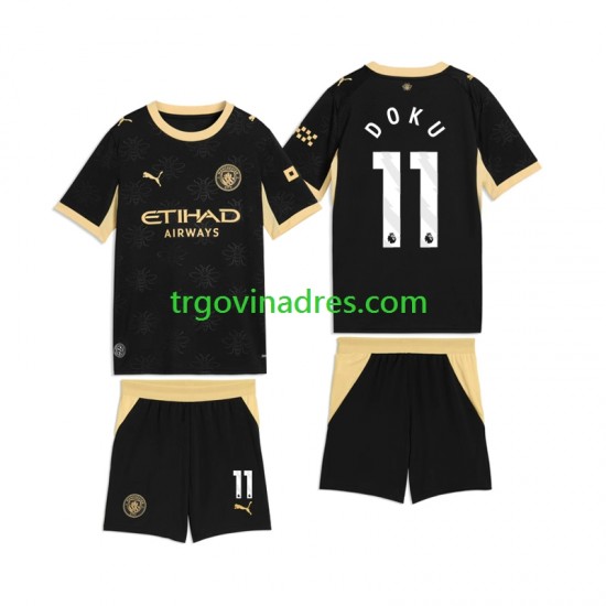 Dječji Gostujući Dres Manchester City Jeremy Doku 11 2026-2027 s Kratkih Rukava