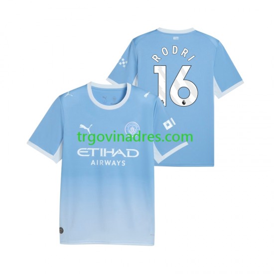 Muški Domaći Dres Manchester City Rodri 16 2026-2027 s Kratkih Rukava