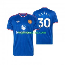Muški Gostujući Dres Manchester United Benjamin Sesko 30 2026-2027 s Kratkih Rukava