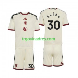 Dječji Treći Dres Manchester United Benjamin Sesko 30 2026-2027 s Kratkih Rukava