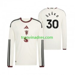 Muški Treći Dres Manchester United Benjamin Sesko 30 2026-2027 s Dugim Rukavima