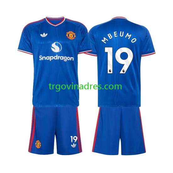 Dječji Gostujući Dres Manchester United Bryan Mbeumo 19 2026-2027 s Kratkih Rukava